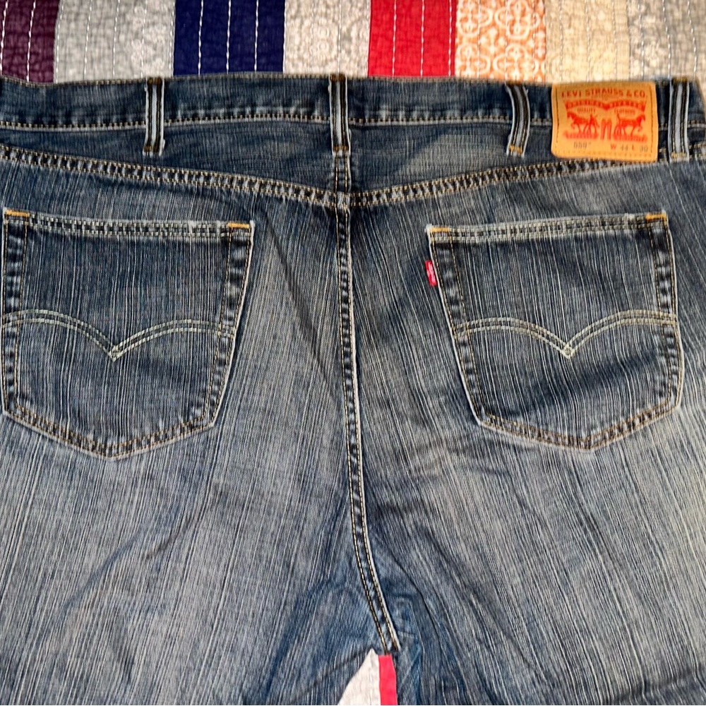 Levi's Big and Tall Mens 559 Straight Leg Relaxed Fit Jean 44 x 30